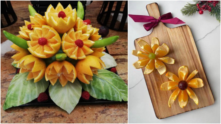 ایده‌های خلاقانه تزیین پرتقال برای سفره شب یلدا