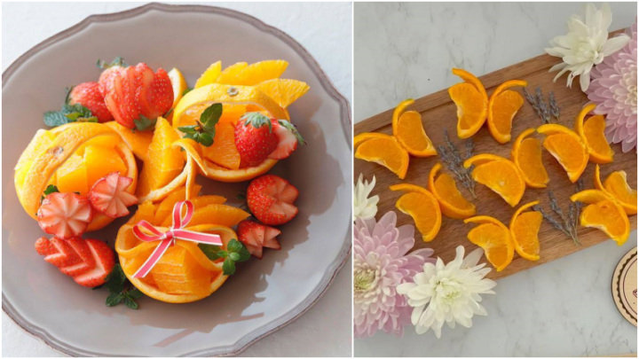 ایده‌های خلاقانه تزیین پرتقال برای سفره شب یلدا