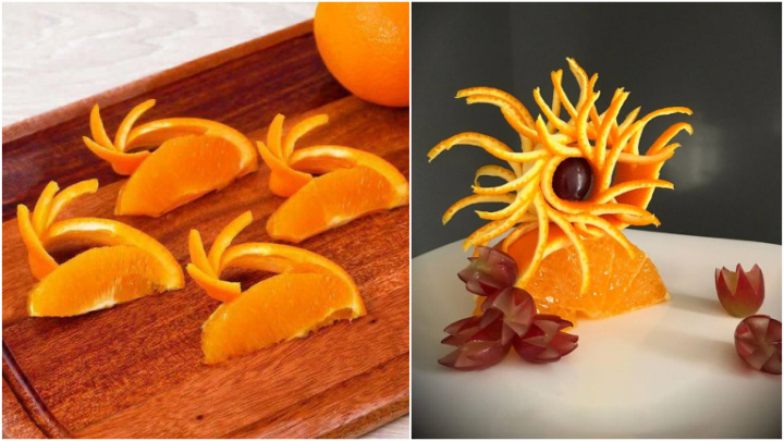 ایده‌های خلاقانه تزیین پوست پرتقال برای سفره شب یلدا 1404