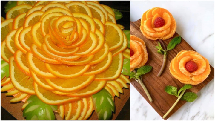 ایده‌های خلاقانه تزیین پرتقال با پوست برای سفره شب یلدا 1404