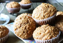 طرز تهیه مافین جو دو سر پرک؛ رژیمی و ساده