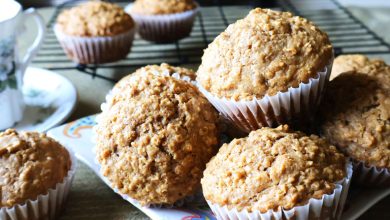 طرز تهیه مافین جو دو سر پرک؛ رژیمی و ساده