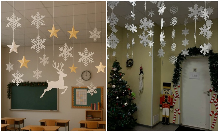 آموزش کاردستی دانه برف کاغذی برای مدرسه