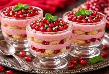 تیرامیسو انار شب یلدا؛ دسر مجلسی و خوشرنگ