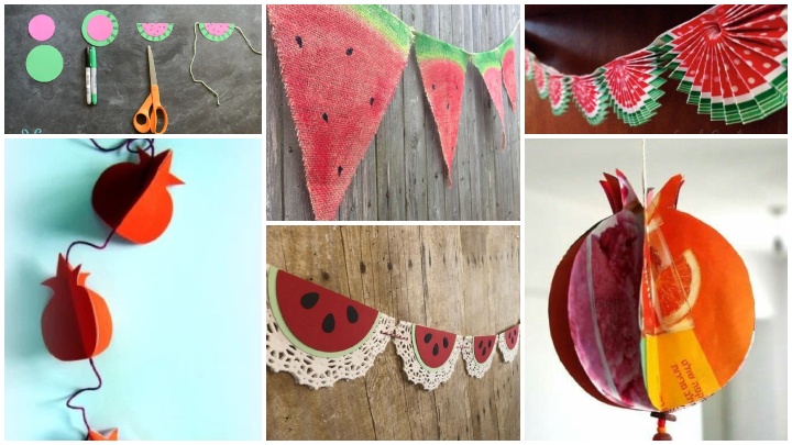 ریسههای یلدایی با مقوا یا نمد کاردستی جذاب مخصوص شب یلدا ریسههای یلدایی با مقوا یا نمد کاردستی جذاب مخصوص شب یلدا