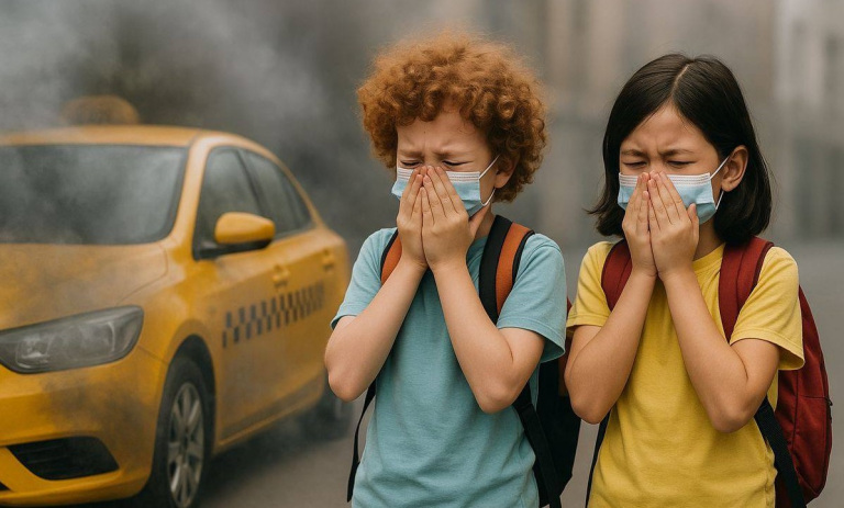 در هوای آلوده چطور از کودکان محافظت کنیم؟