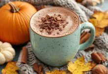 طرز تهیه هات‌ چاکلت کدو حلوایی؛ مناسب عصر پاییزی