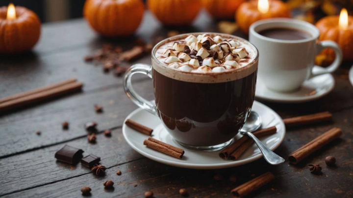 نکات و فوتوفن های طرز تهیه هات چاکلت کدو حلوایی نکات و فوتوفن های طرز تهیه هات چاکلت کدو حلوایی