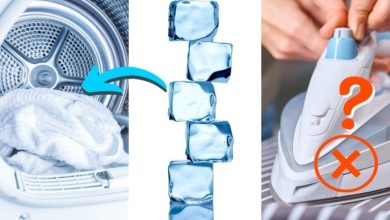 ریختن یخ در ماشین لباسشویی؛ راه‌حل حذف چروک و پرز لباس‌ها؛ Putting ice in the washing machine_ a solution to removing wrinkles and lint from clothes