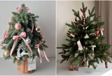 ایده‌های ساده و جذاب برای تزیین درخت کریسمس کوچک