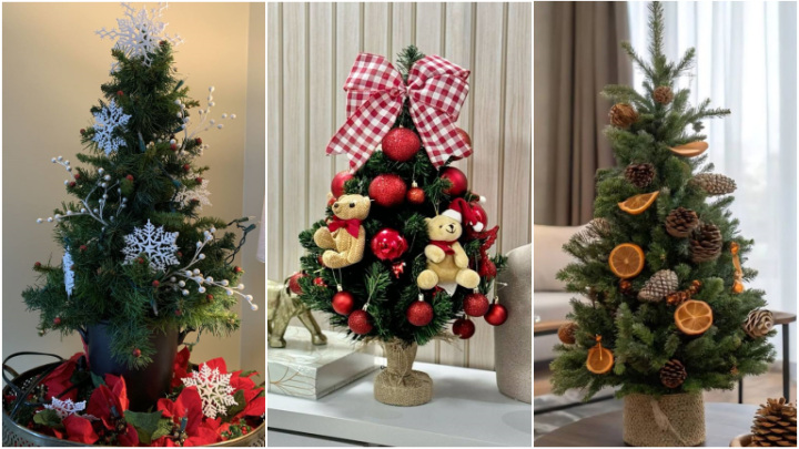 آویزان کردن شکلات‌ها، آبنبات‌ها و میوه‌های خشک به درخت کریسمس