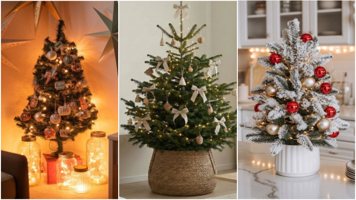 استفاده از گوی‌ها برای تزئیین درخت کریسمس