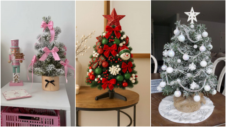 گل‌های پنبه‌ای یا توپ‌های پنبه‌ای کوچک برای درخت کریسمس