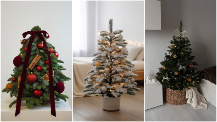 نورپردازی و تزئیین درخت کریسمس