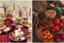 سفره شب یلدا ۱۴۰۴؛ تزییناتی که در این سال ترند می‌شود