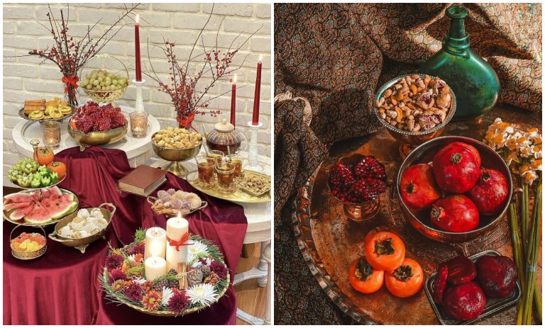 سفره شب یلدا ۱۴۰۴؛ تزییناتی که در این سال ترند می‌شود