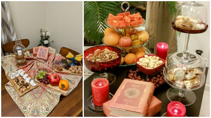 تزیینات ترند سفره شب یلدای ۱۴۰۴؛ استفاده از ظروف سرامیکی دست‌ساز