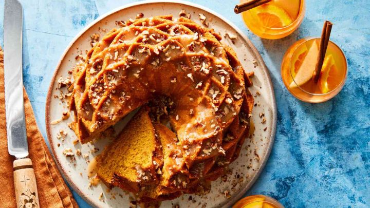 کیک کدو حلوایی مخصوص شب یلدا کیک کدو حلوایی مخصوص شب یلدا