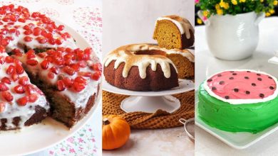 طرز تهیه 3 مدل کیک شب یلدا+ ایده تزیین