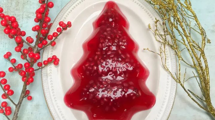 ژله انار با دانههای برجسته ژله انار با دانههای برجسته