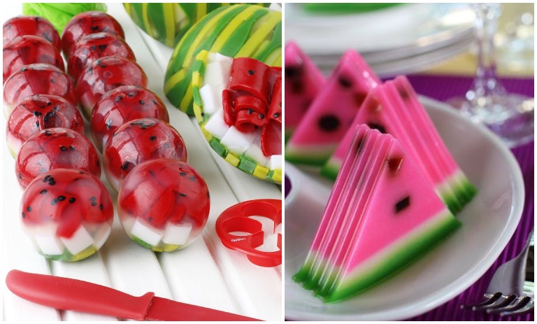 یده‌های تزیین ژله و دسر شب یلدا برای عروس