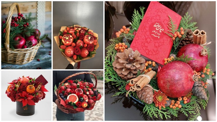 هدیه مناسب شب یلدا برای عروس؛ سبد میوه
