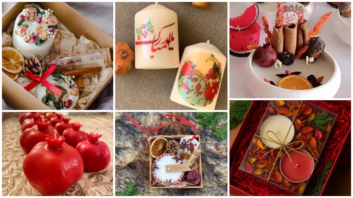 هدیه مناسب شب یلدا برای عروس؛ شمع معطر و رمانتیک