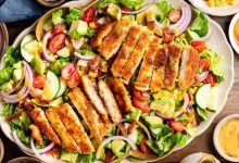 طرز تهیه سالاد مرغ سوخاری؛ به روش مردم استرالیا برای کریسمس