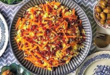 طرز تهیه هویج پلو با خلال پوست پرتقال+ نکات و فوت‌وفن ها