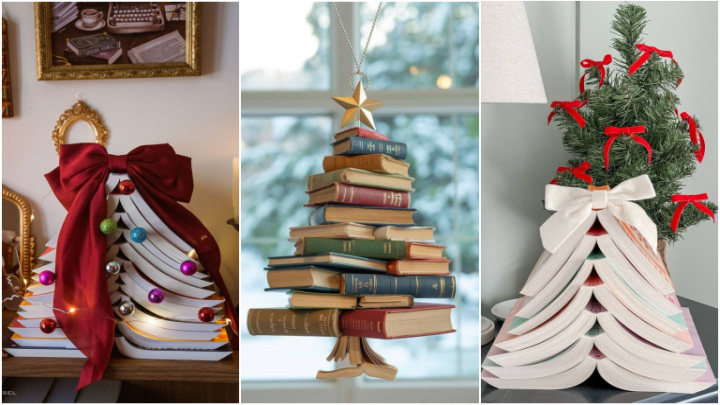ایدههای تزیین کریسمسی خانه با کتاب ایدههای تزیین کریسمسی خانه با کتاب