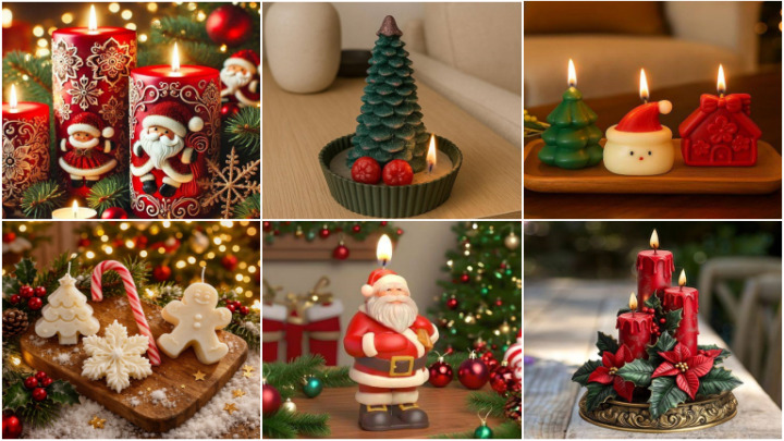 ایدههای تزیین خانه برای سال نو میلادی با شمعهای کریسمسی ایدههای تزیین خانه برای سال نو میلادی با شمعهای کریسمسی