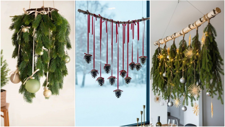 ایدههای تزیین خانه برای سال نو میلادی با آویزهای کریسمسی ایدههای تزیین خانه برای سال نو میلادی با آویزهای کریسمسی