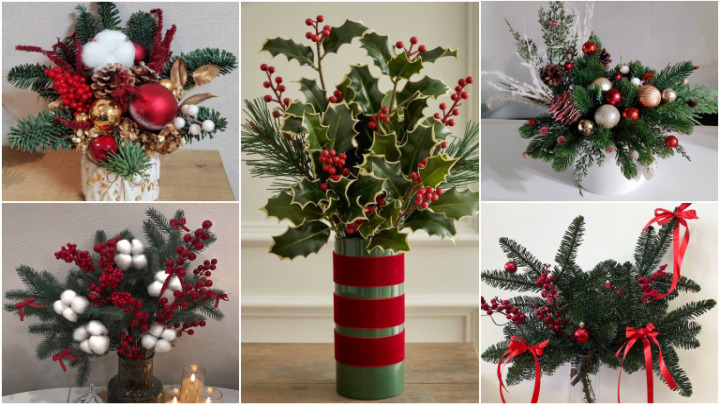 ایدههای جذاب تزیین گل و گلدانها برای سال نو میلادی ایدههای جذاب تزیین گل و گلدانها برای سال نو میلادی