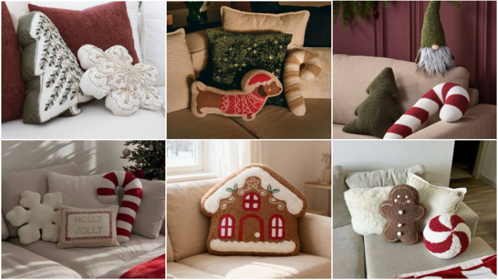 ایدههای تزیین خانه برای سال نو میلادی با شال مبل و کوسنهای طرحدار ایدههای تزیین خانه برای سال نو میلادی با شال مبل و کوسنهای طرحدار