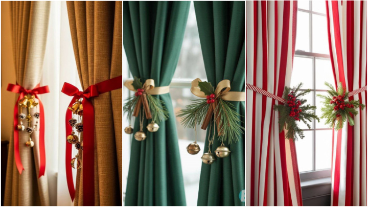 ایده‌های جذاب تزیین پرده‌ها در برای سال نو میلادی