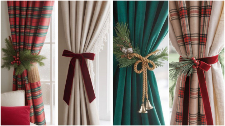 ایده‌های جذاب تزیین پرده‌ها در برای سال نو میلادی