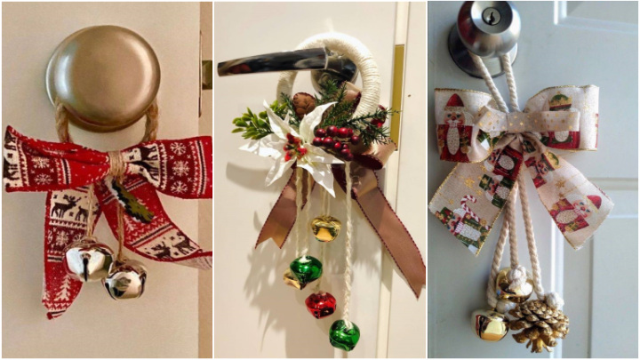 ایدههای جذاب تزیین دستگیره در برای سال نو میلادی ایدههای جذاب تزیین دستگیره در برای سال نو میلادی