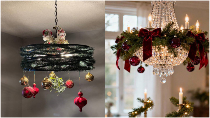 ایدههای جذاب تزیین لوسترها برای سال نو میلادی ایدههای جذاب تزیین لوسترها برای سال نو میلادی