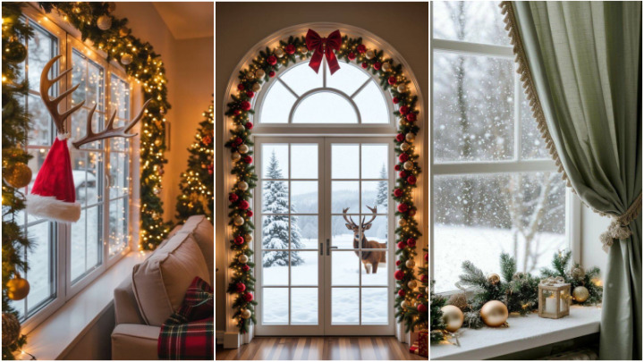 ایدههای جذاب تزیین پنجرهها برای سال نو میلادی ایدههای جذاب تزیین پنجرهها برای سال نو میلادی
