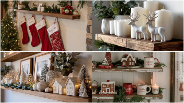 ایدههای جذاب تزیین شلفها برای سال نو میلادی ایدههای جذاب تزیین شلفها برای سال نو میلادی