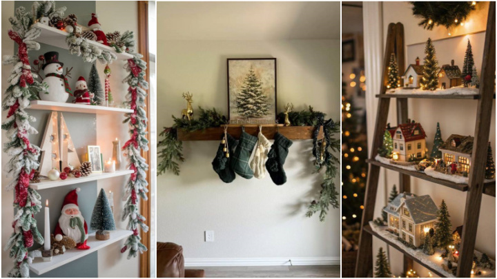 ایدههای جذاب تزیین شلفها برای سال نو میلادی ایدههای جذاب تزیین شلفها برای سال نو میلادی