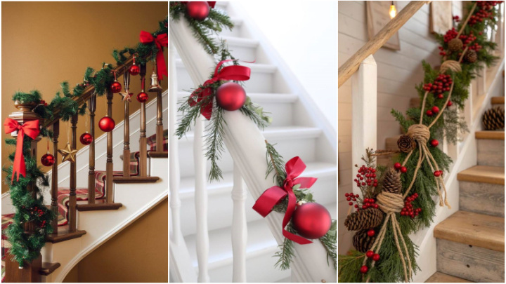 ایدههای جذاب تزیین پلهها برای سال نو میلادی ایدههای جذاب تزیین پلهها برای سال نو میلادی