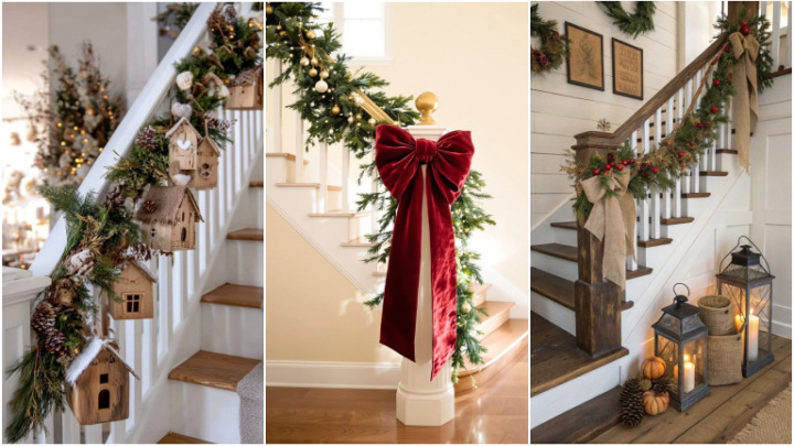 ایدههای جذاب تزیین پلهها برای سال نو میلادی ایدههای جذاب تزیین پلهها برای سال نو میلادی