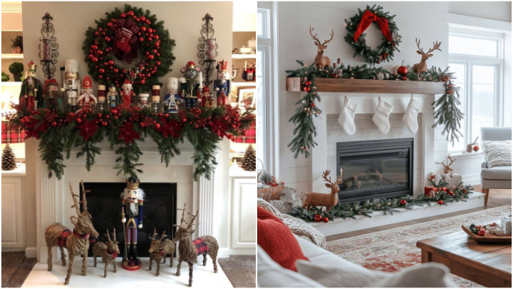 ایدههای جذاب تزیین فضای اطراف شومینه برای سال نو میلادی ایدههای جذاب تزیین فضای اطراف شومینه برای سال نو میلادی