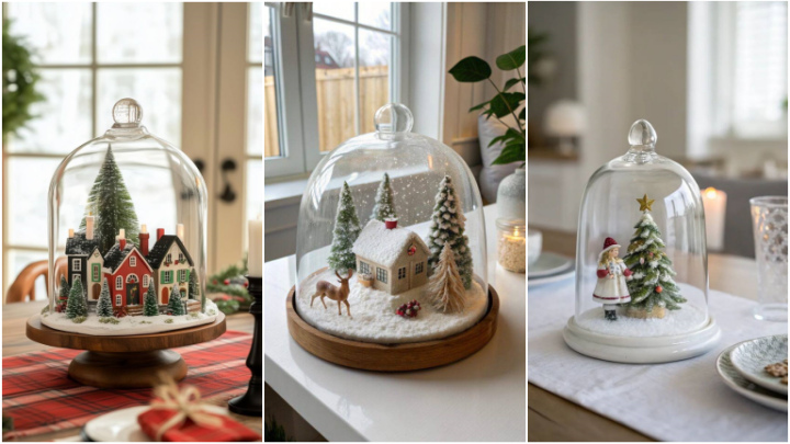 ایدههای تزیین کریسمسی خانه با گویهای برفی و زمستانی ایدههای تزیین کریسمسی خانه با گویهای برفی و زمستانی