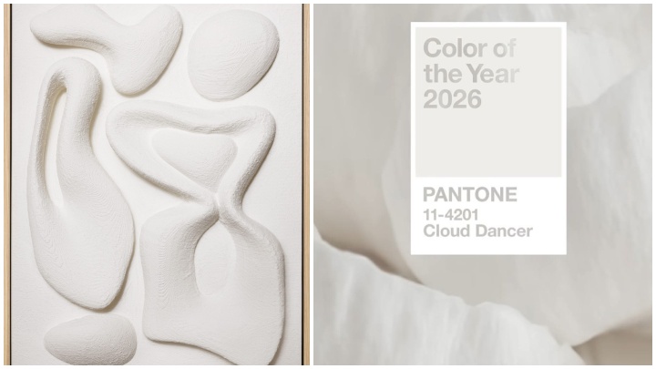 معرفی رنگ سال ۲۰۲۶ پنتون Cloud Dancer