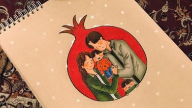 ایده‌های نقاشی ساده و فانتزی برای شب یلدا