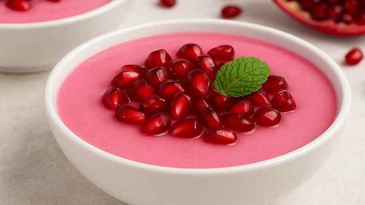 نکات و فوتوفن های طرز تهیه فرنی انار نکات و فوتوفن های طرز تهیه فرنی انار