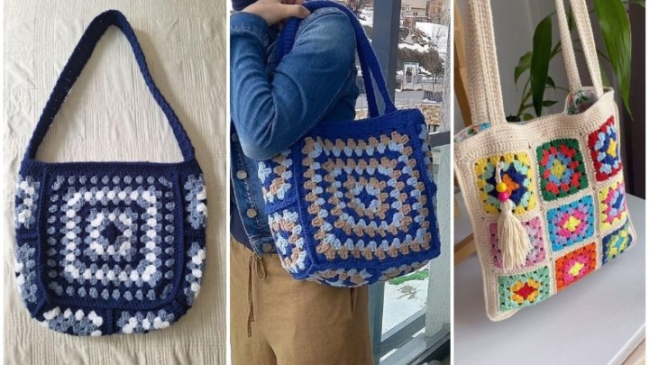 کیف‌های موتیف دستبافت با جزئیات