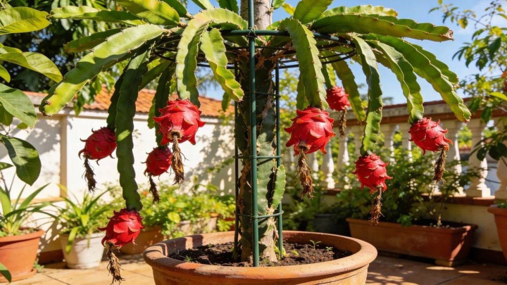 راهنمای کاشت میوه اژدها در گلدان